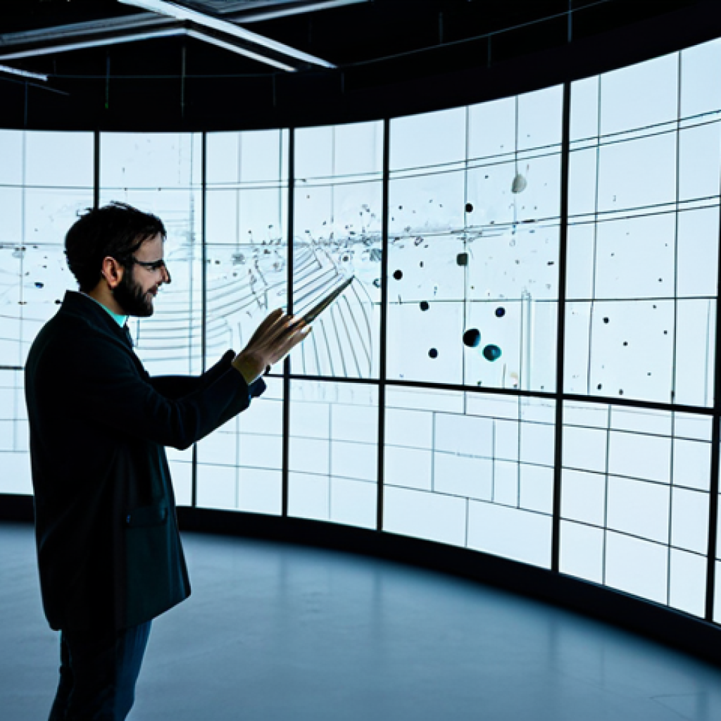 협력적 창의성을 위한 국제적 협력 사례 - Art & Science Collaboration**
"An artist and a scientist collaborating on a data visualization proj...